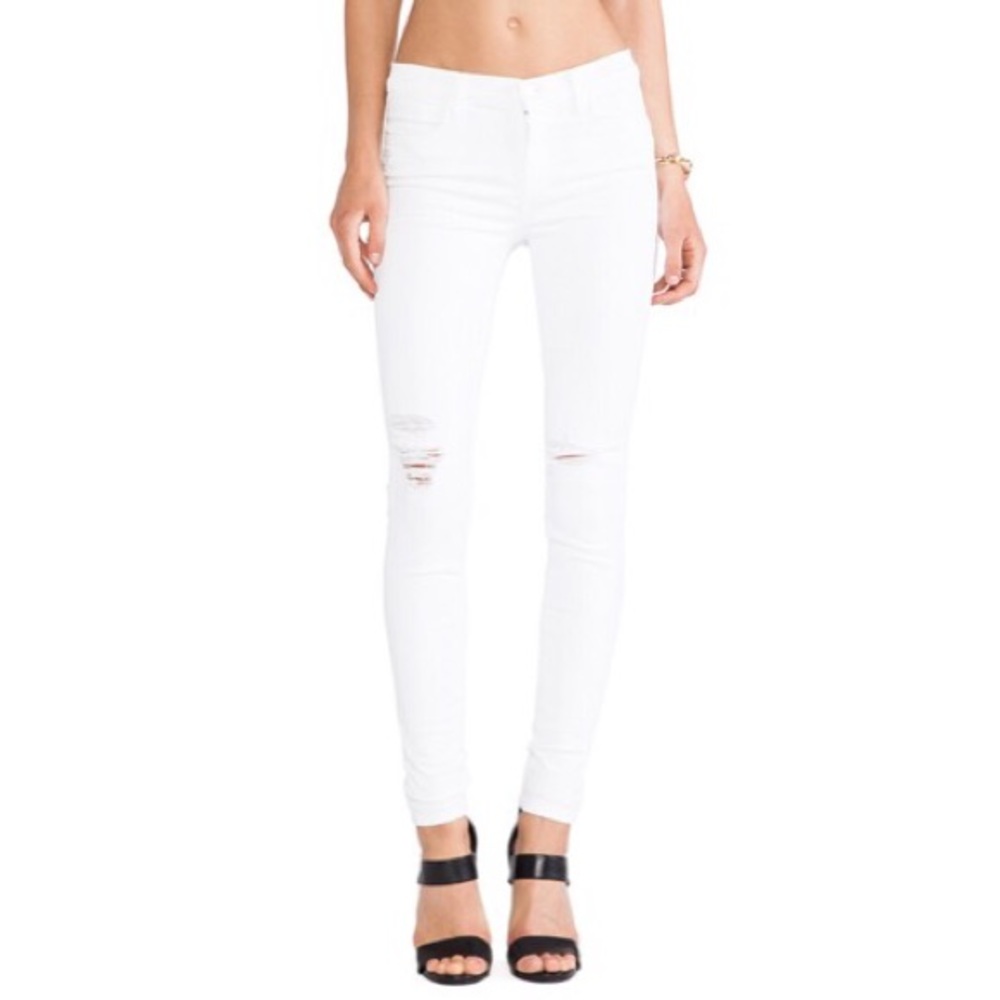 J Brand super skinny ‘white rocks’ 24